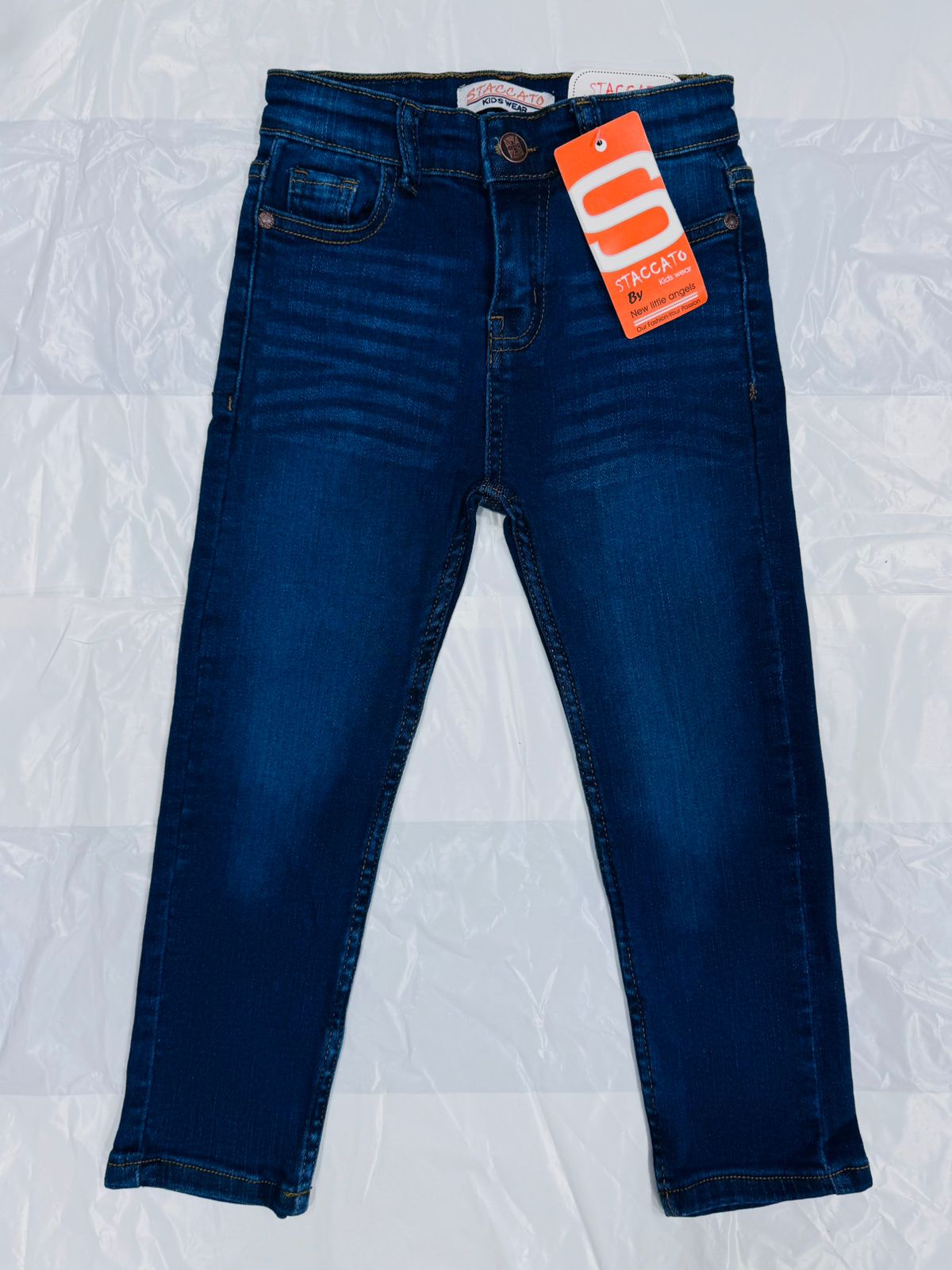 Dark Wash Boys Stretch Jeans